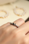 🦋 The Flutter Butterfly Silver Ring with Sparkling Band 💍✨