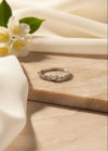 🦋 The Flutter Butterfly Silver Ring with Sparkling Band 💍✨
